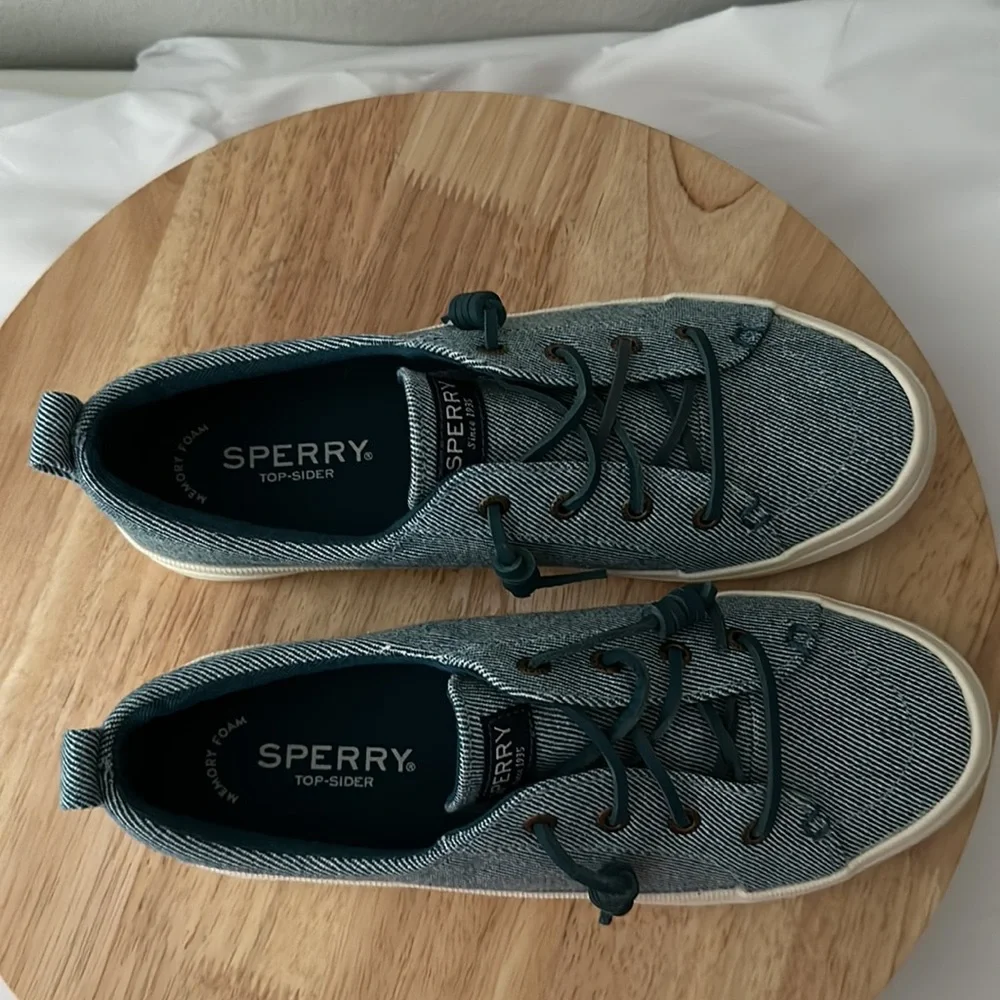 Sperry Crest Vibes Washed Twill Slip-On Sneakers - Picture 6 of 6